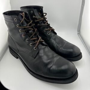 Frye - 10.5D - Black Tyler Lace-up Boot